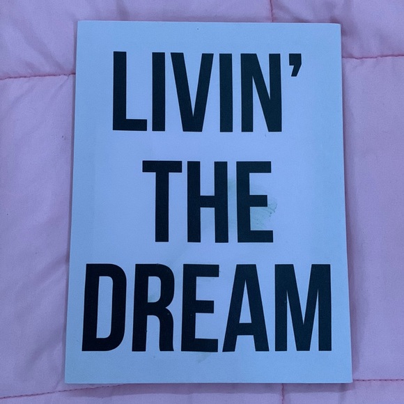 Wall Decor Livin The Dream Mini Hang Up Poster Poshmark